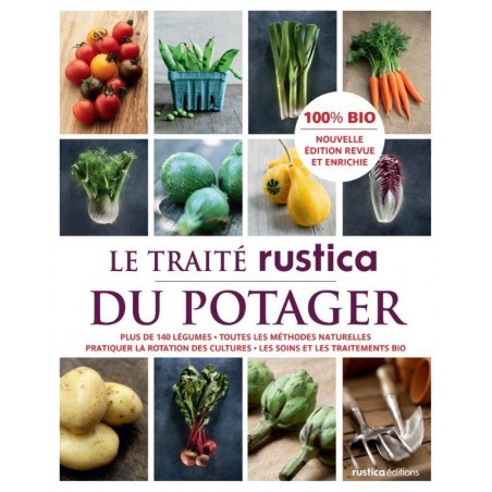 Livre de jardinage TRAITÉ DU POTAGER 100 % BIO