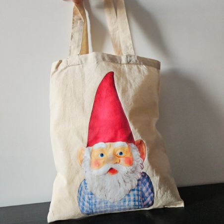 TOTE BAG -GUS- LE NAIN DE JARDIN coton